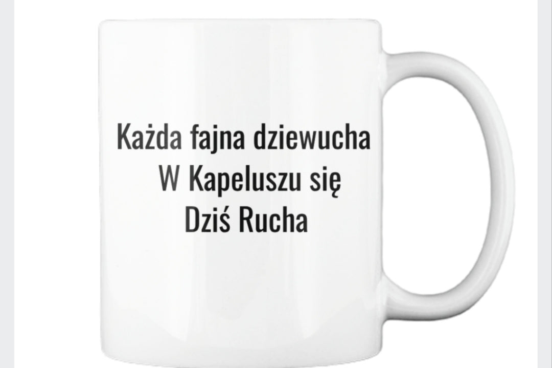 Kubek CURVE ATELIER - Wierszyk Kapelusz