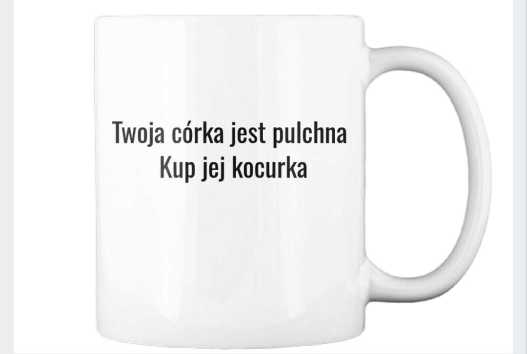 Kubek CURVE ATELIER - wierszyk o córce