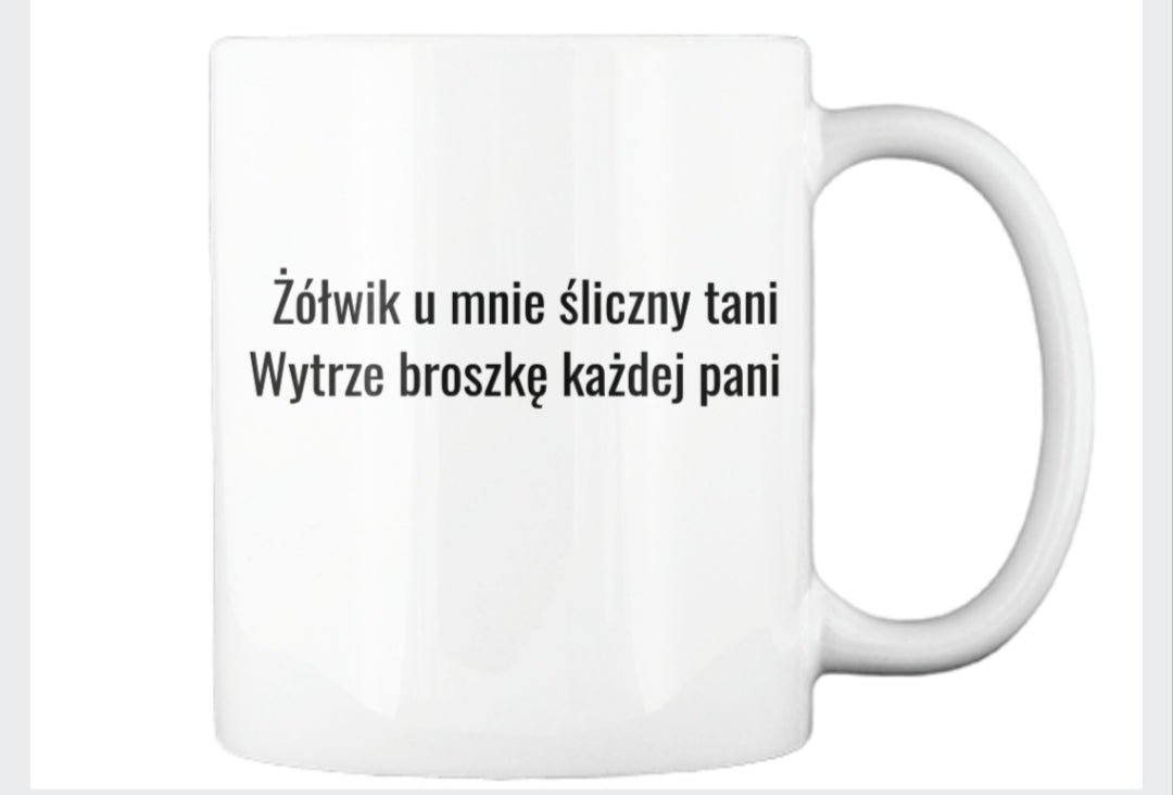 Kubek CURVE ATELIER - Wierszyk o żółwiku