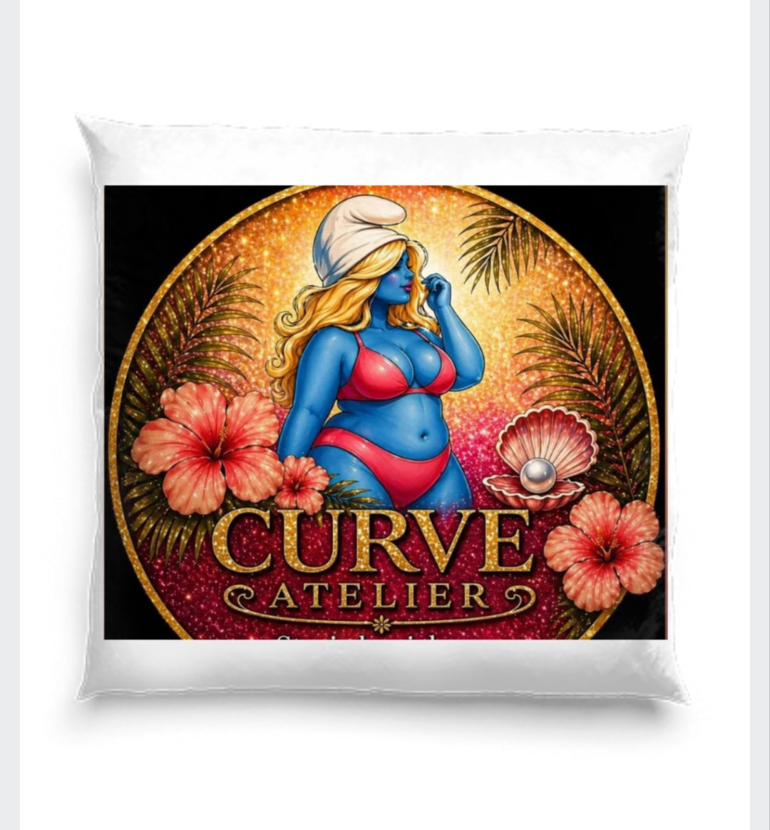 Poduszka CURVE ATELIER - Logo