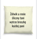 Poduszka CURVE ATELIER - wierszyk żółwik